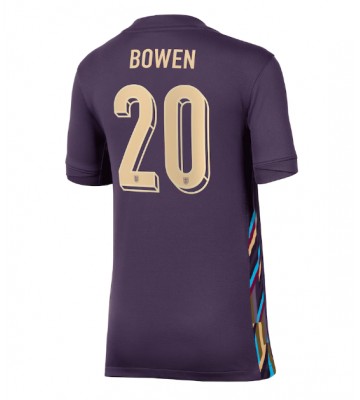England Jarrod Bowen #20 Udebanetrøje Dame EM 2024 Kort ærmer